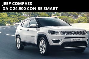 Nuova Jeep Compass da 24.900 Euro con Be-Smart da Spazio a Torino