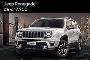 Nuova gamma Jeep Renegade da 17.900 Euro con finanziamento Anticipo Zero da Spazio a Torino