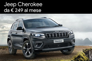 Jeep Cherokee da 249 Euro al mese da Spazio a Torino