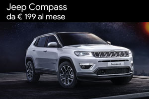Jeep Compass da 199 Euro al mese da Spazio a Torino