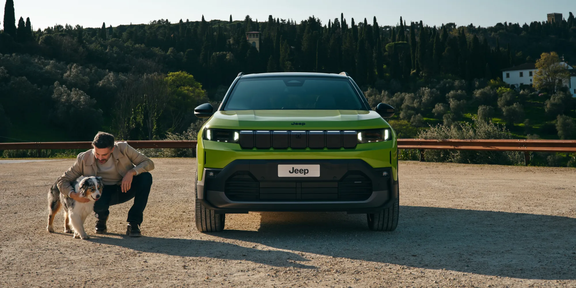 nuova jeep compass elettrica ibrida frontale
